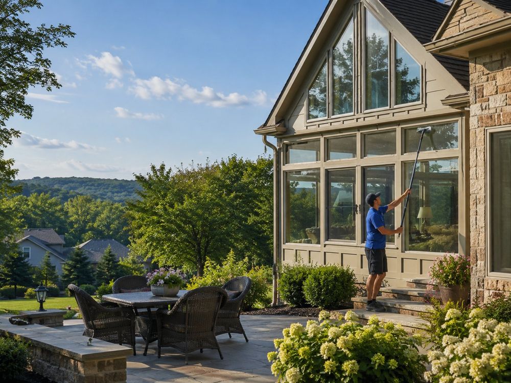 Professional window cleaning Central PA